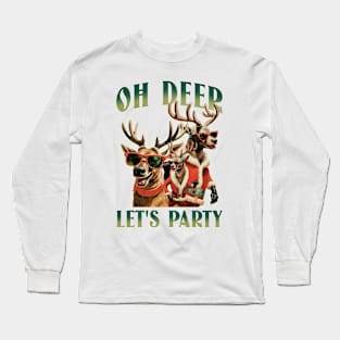 Let's Party Funny Christmas Long Sleeve T-Shirt